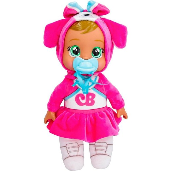 Cry Babies Tiny Cuddles Stars Roxy Cheerleader Baby Doll 9" Cries Real Tears - Picture 1 of 9